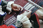 Cusco, traditional textiles weaving